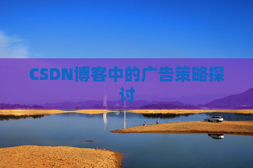 CSDN博客中的广告策略探讨